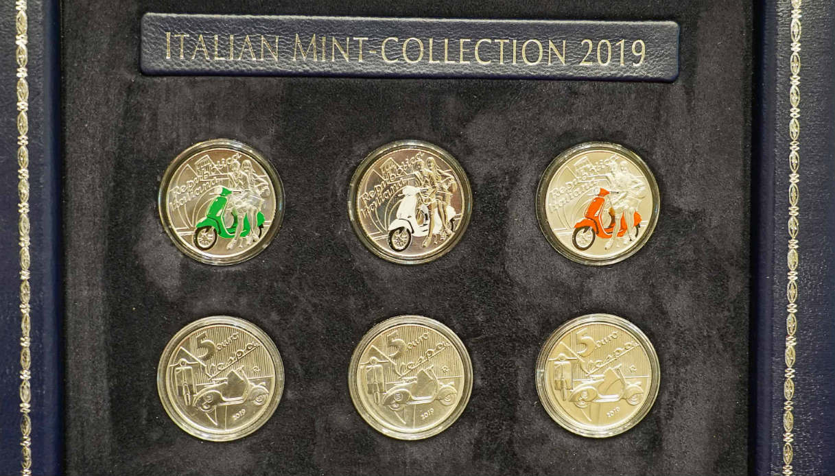 La Vespa 'diventa' una preziosa moneta da collezione