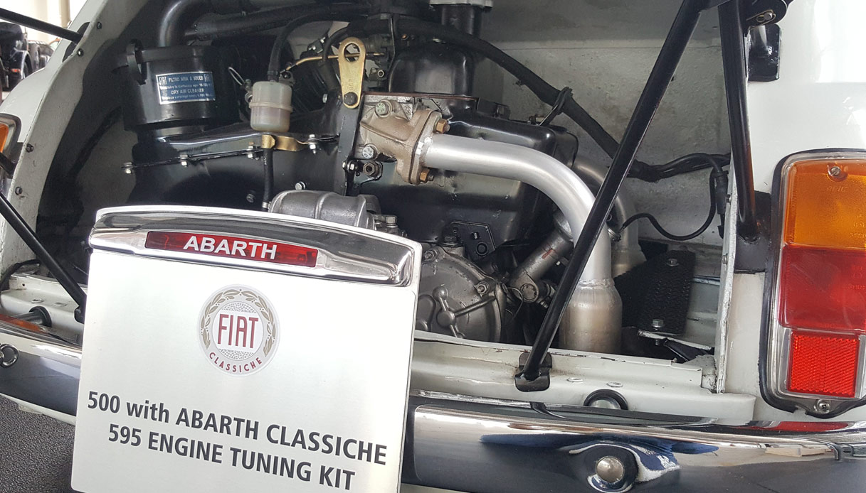 Come trasformare la Fiat 500 d'epoca in una 595 Abarth sportiva