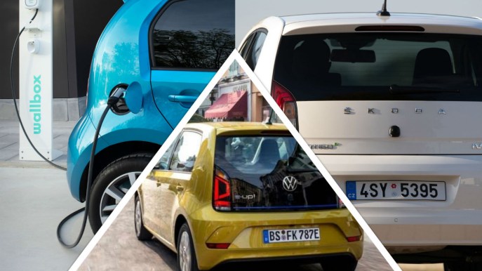 Le tre piccole auto gemelle elettriche a confronto: SEAT Mii, Skoda Citigo e Volkswagen e-up!