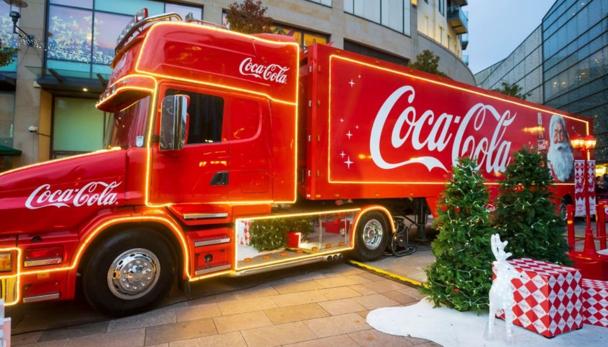 Il Camion di Coca Cola fa il tour d'Italia