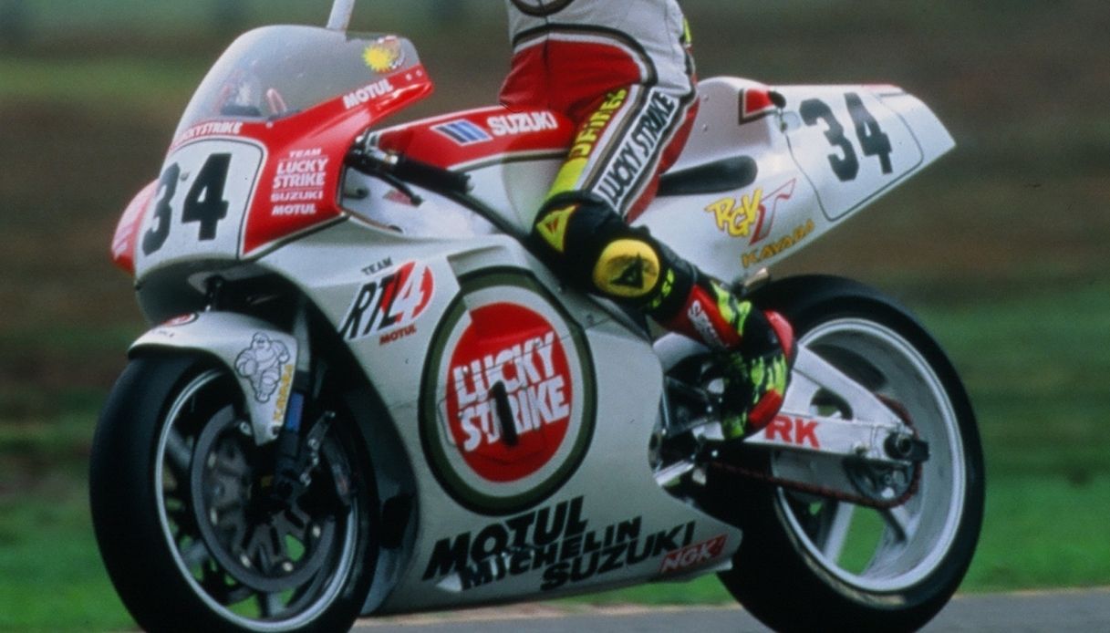 La Suzuki del campione Kevin Schwantz