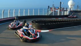 pista go-kart nave crociera