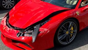 Ferrari distrutta