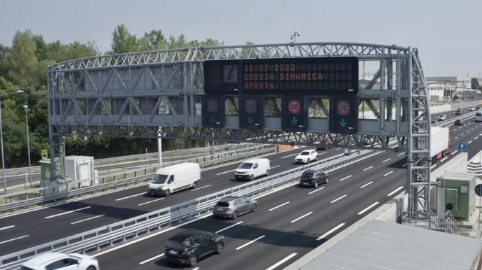 Autostrada A4: aperta la quarta corsia dinamica