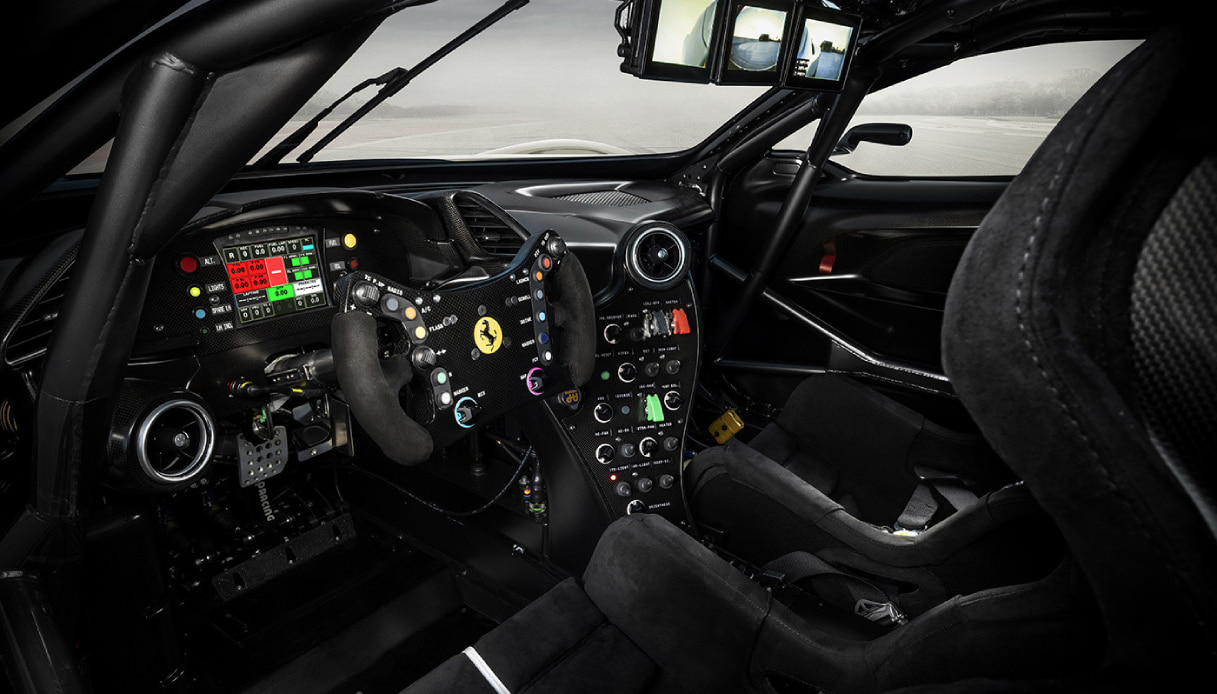 Gli interni della nuova one-off Ferrari KC23