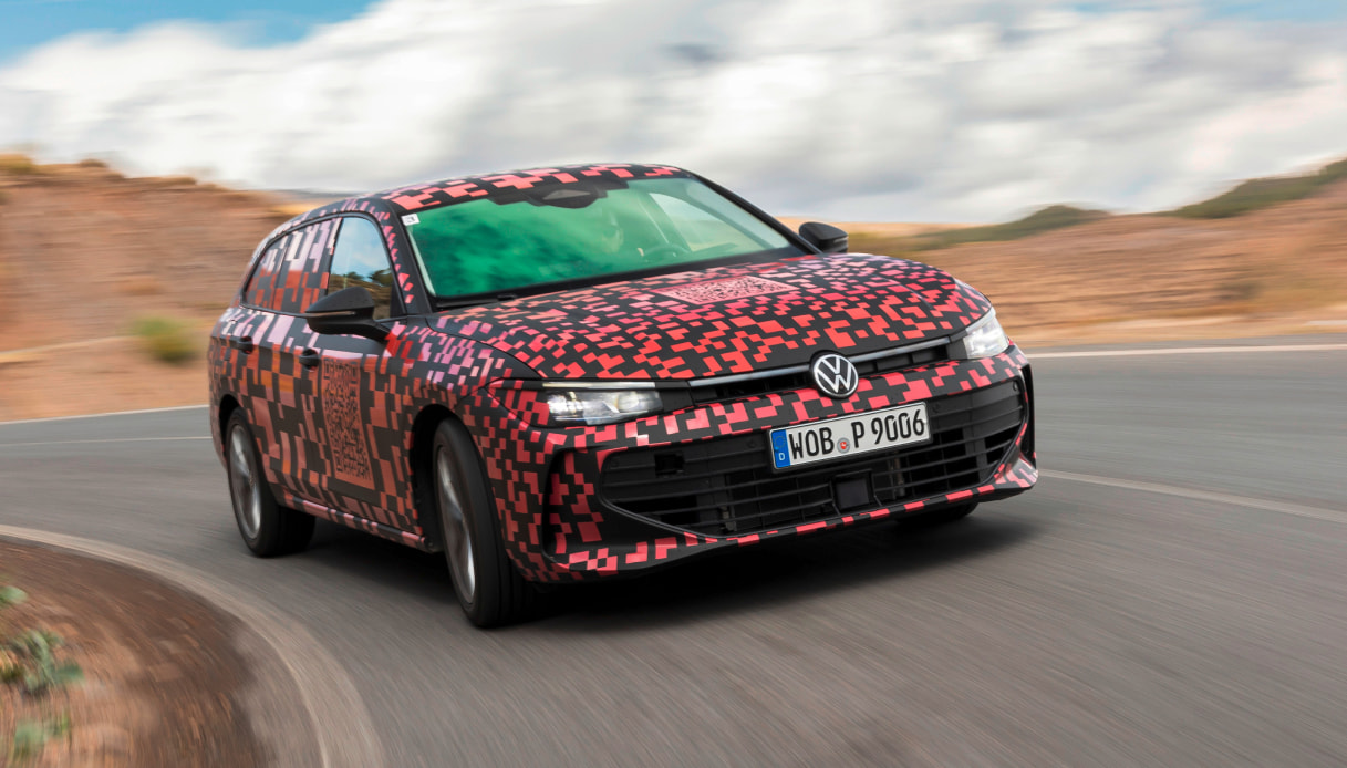 Ultimi test per la nuova Volkswagen Passat Variant