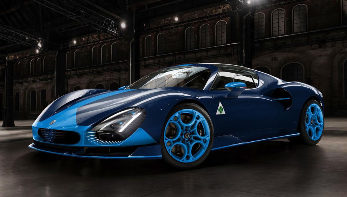 Livrea blu by Garage Italia per Alfa Romeo 33 Stradale