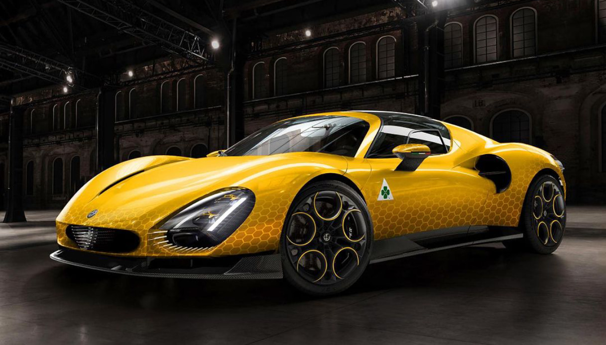 La livrea gialla per Alfa Romeo 33 Stradale