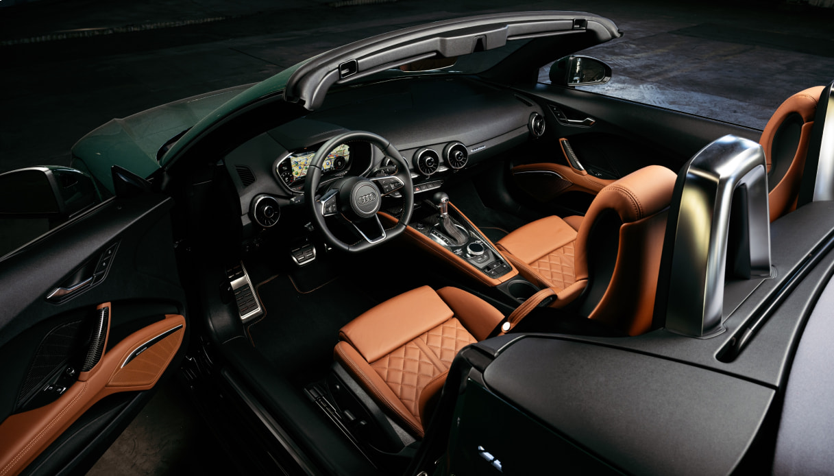 Gli interni dell'Audi TT Roadster Final Edition