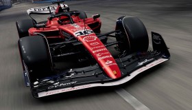 Ferrari F1, look inedito a Las Vegas: la Rossa diventa bianca