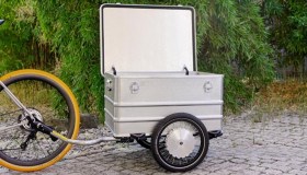 Paxxter, il nuovo e inusuale rimorchio elettrico per biciclette