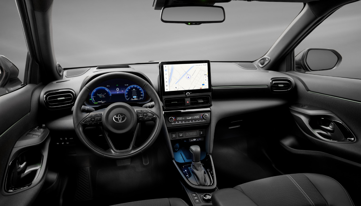 Gli interni della nuova Toyota Yaris Cross