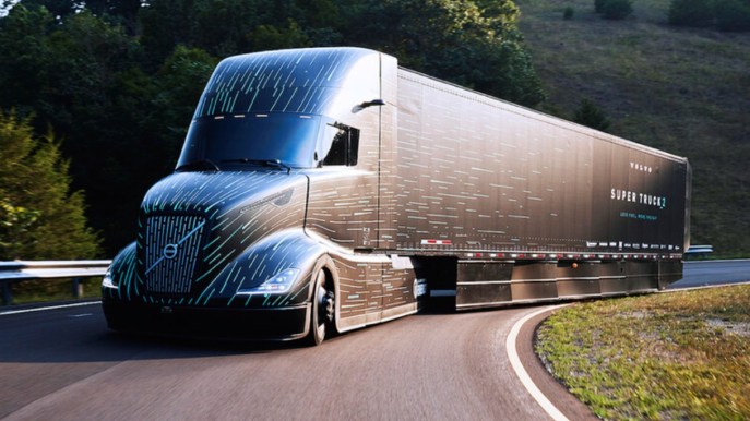 Volvo SuperTruck 2, lo strabiliante camion elettrico da record
