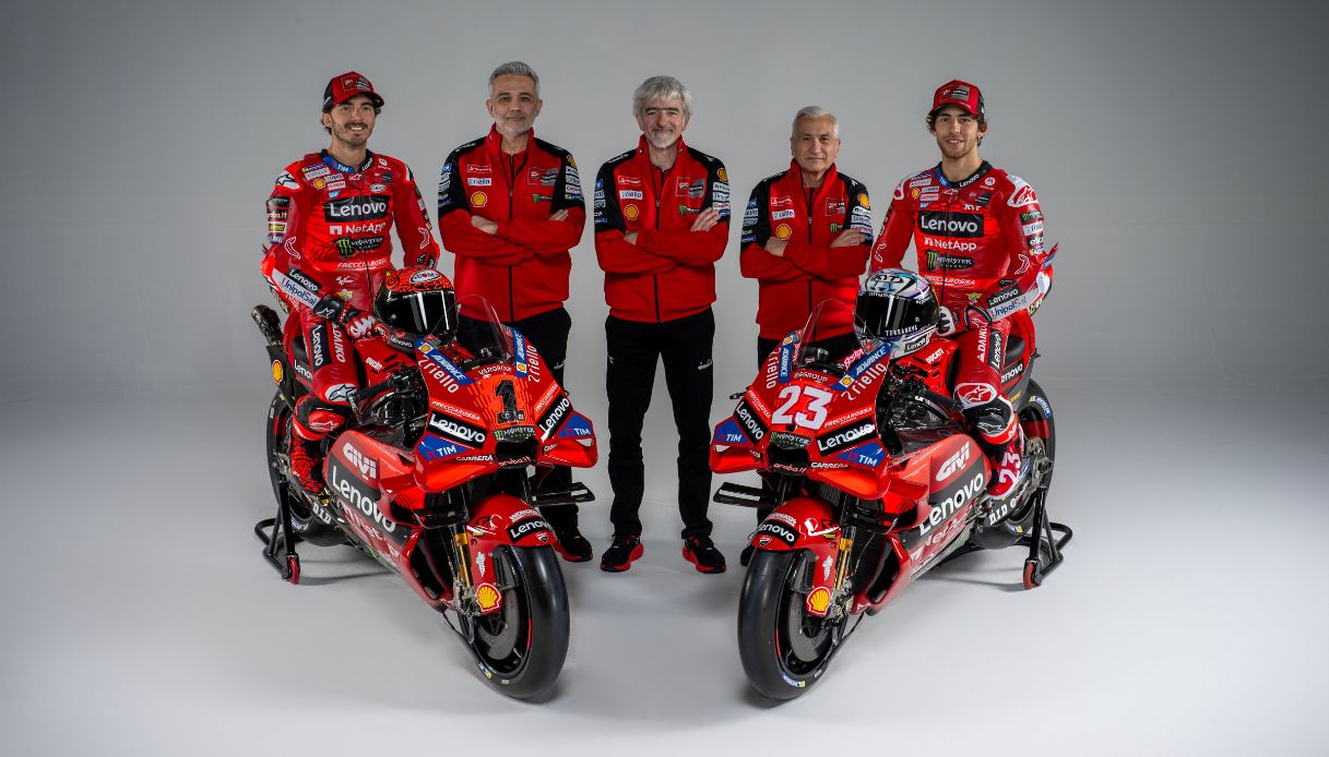 MotoGP, festa Ducati per la presentazione 2024