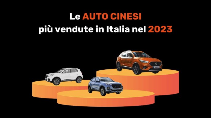 I modelli di auto cinesi più venduti in Italia