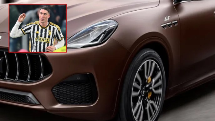 Il bolide di Vlahovic: l’auto dell’attaccante della Juventus