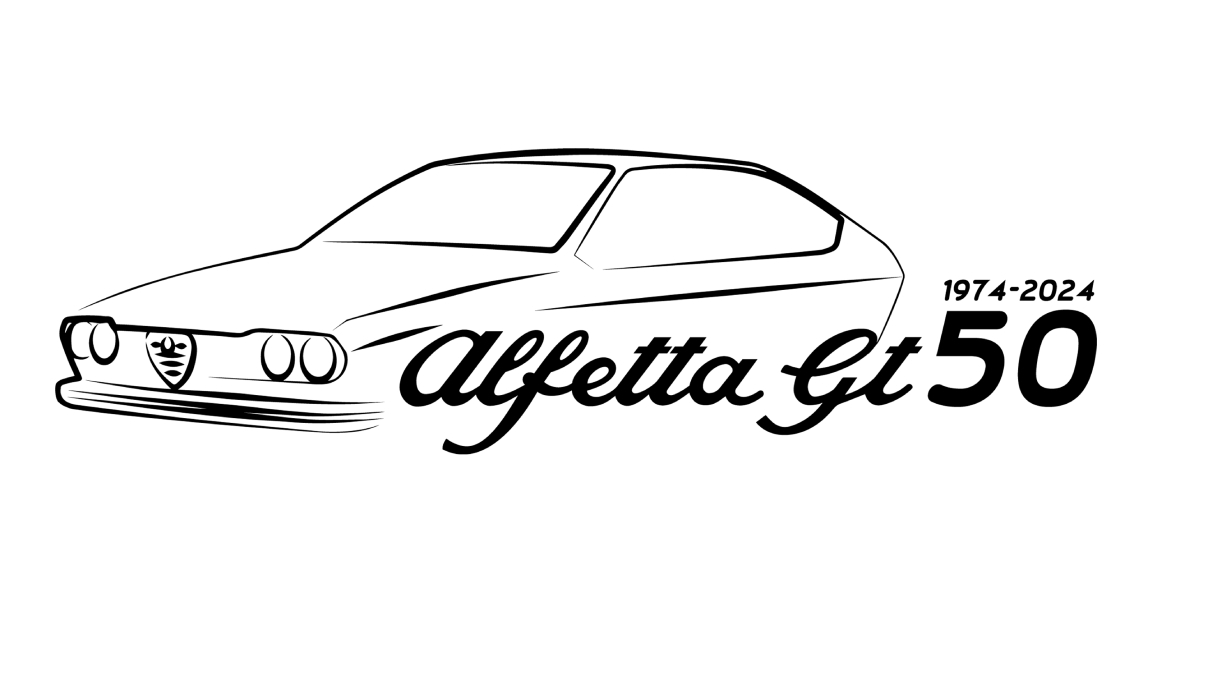 Alfetta GT nuovo logo celebrativo