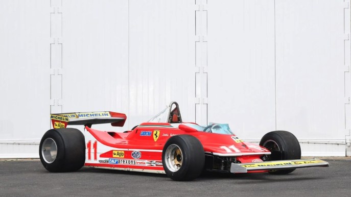 La Ferrari iridata di Sheckter finisce all’asta