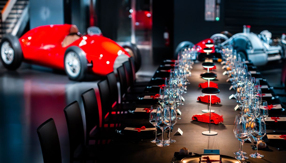 Una cena presso il Museo Alfa Romeo