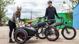 Arriva la bicicletta con il sidecar, per cani e piccoli passeggeri