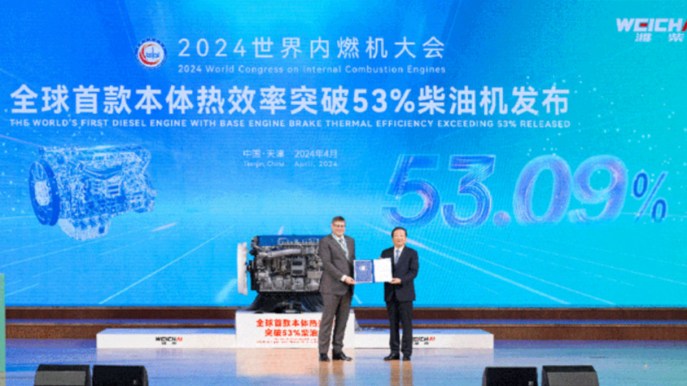 I cinesi battono tutti anche con i motori diesel: record mondiale di efficienza