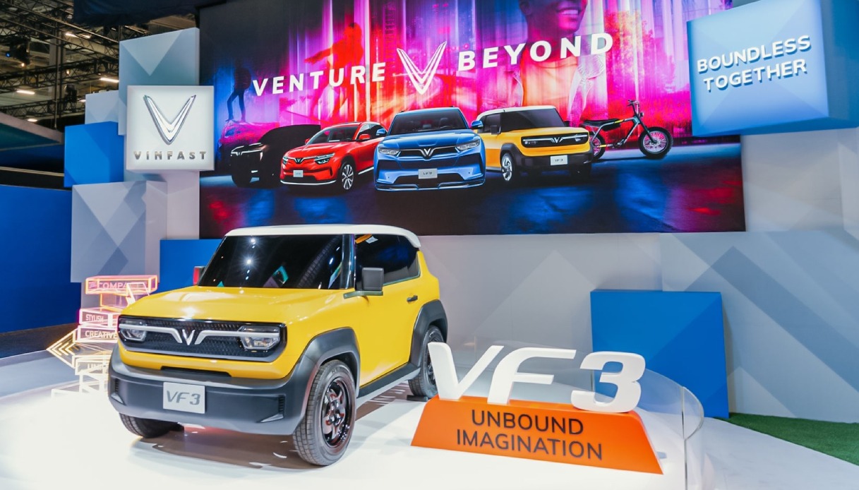 La VinFast VF3 ha un powertrain elettrico
