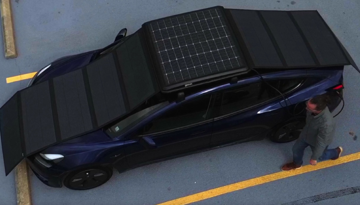 El panel solar ahora carga los coches eléctricos: cómo funciona