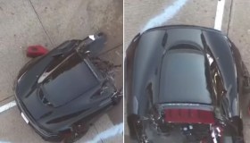 La supercar si spacca in due: tragico incidente vicino ad una scuola