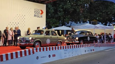 Polizia protagonista alla Mille Miglia con 2 vetture